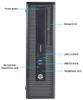 HP ELITEDESK 800 G1 SFF Slim Business Desktop Computer, Intel Core i5 4670 3.40 GHz, 4GB RAM, 500GB HDD, DVD, USB 3.0, Windows 10 Pro 64 Bit