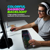 Take your gaming aesthetic to a new level with the MeeTion C510 Rainbow Mouse and Keyboard Set. Both of these peripherals have backlights that change color while in use, staying true to its name of Rainbow. In addition to being gorgeous and comfortable to use, this combo set is made with gamers in mind, giving you that little bit extra when you come up against a tough opponent