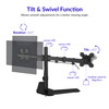 DUAL LCD STAND 27" LCD FLAT PANEL MONITOR SCREEN WITH DUAL LCD STAND