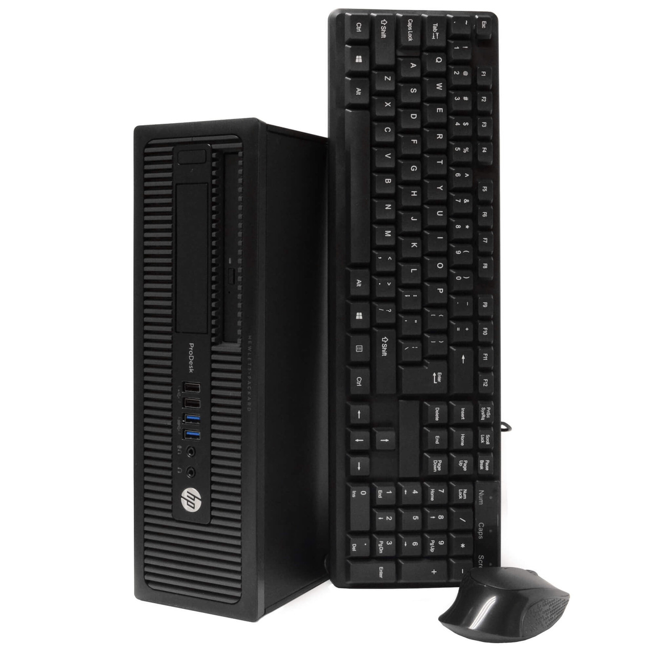 HP ProDesk 600G1 Desktop Computer PC, Intel Quad-Core i5, 1TB HDD, 16GB  DDR3 RAM, Windows 10 Home, DVD, WIFI, 22in Monitor, USB Keyboard and Mouse  