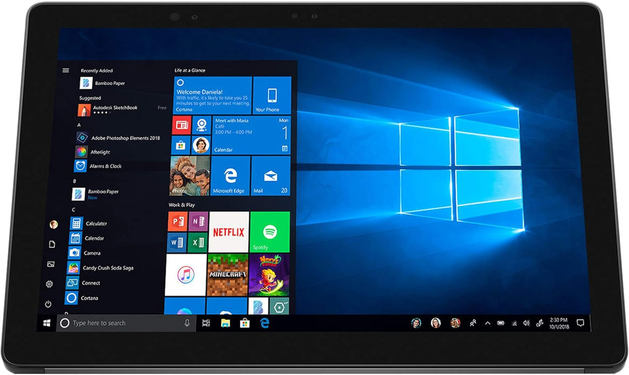 Dell Latitude 5285 2-in-1 Tablet, Intel Core i5 Processor, 8 GB Ram, 256 GB  M.2, Windows 10 Pro Grade-B (Renewed)