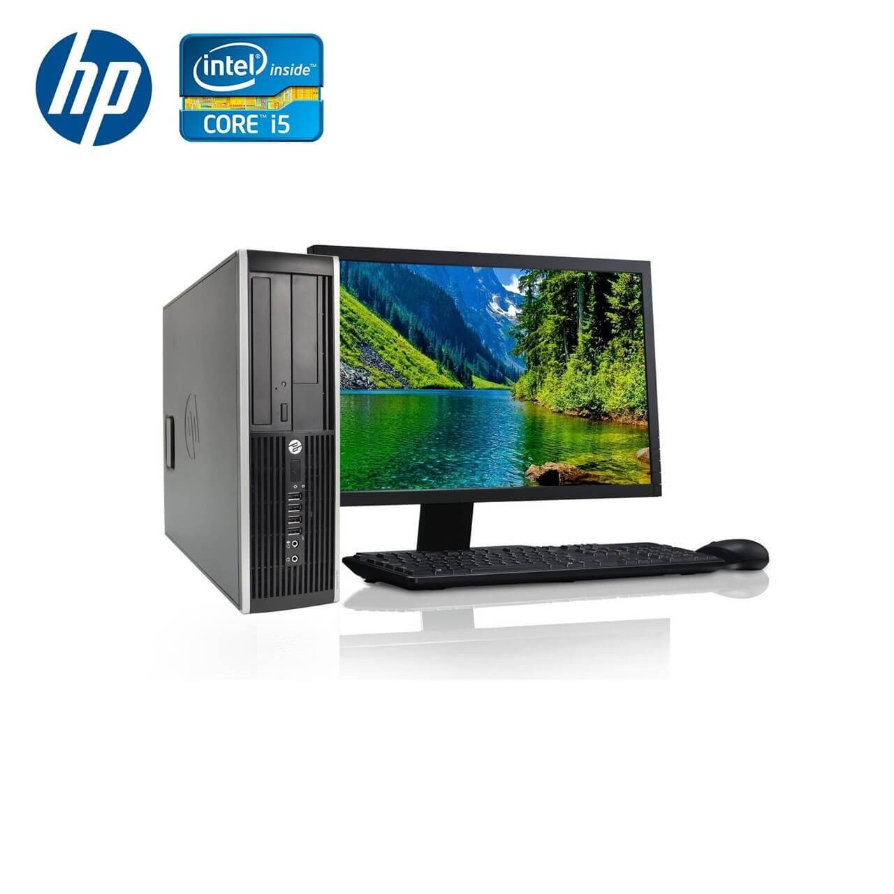 HP-Elite Desktop 8300 Computer PC – Intel Core i5 - 8GB Memory – 250GB Hard  Drive - Windows 10 with 19” LCD