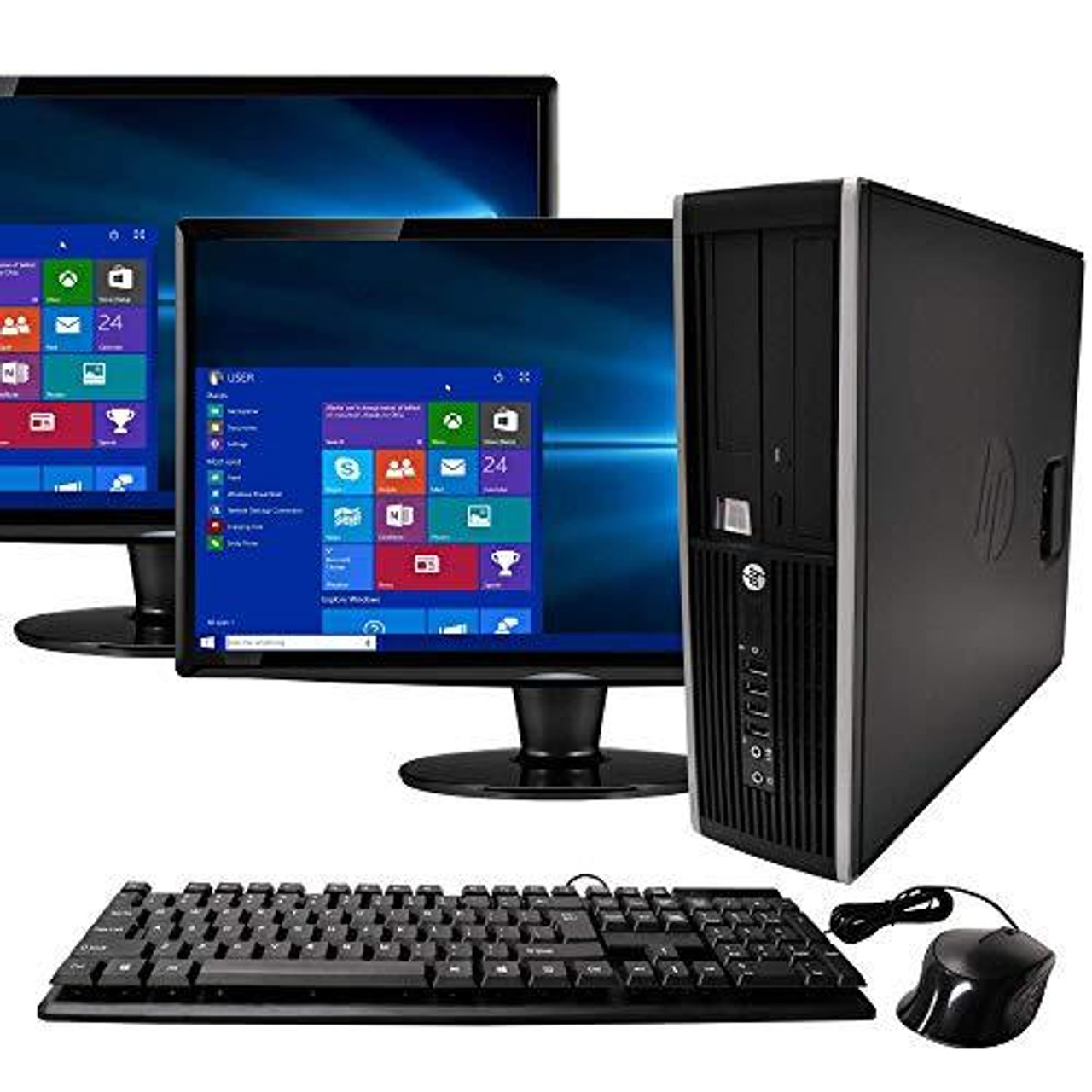 HP Elite Desktop Computer, Intel Core i5 3.1GHz, 8GB RAM, 1TB SATA HDD,  Keyboard 