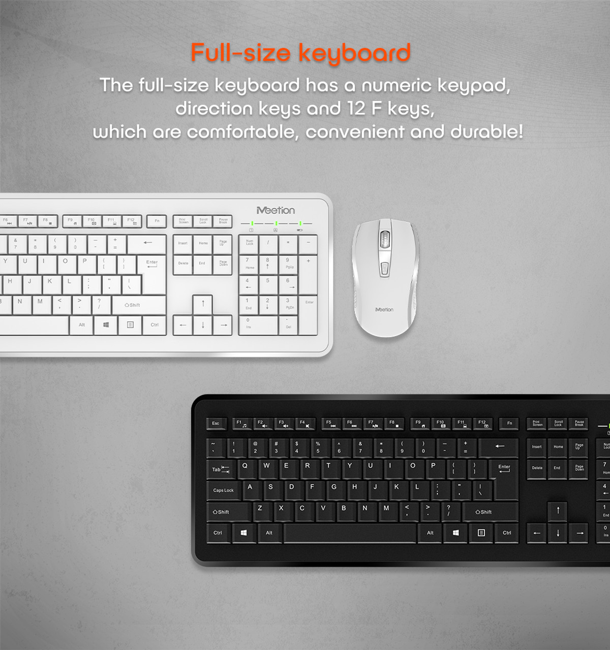 MEETION Wireless Keyboard and Mice Combo