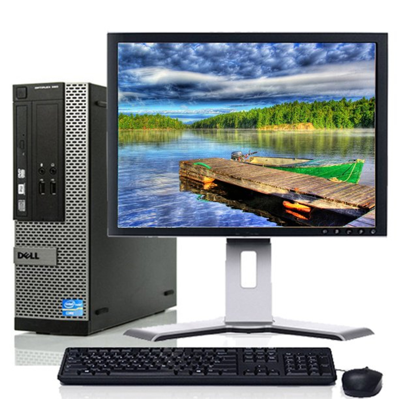 Dell i5 Desktop Computer 3.20GHz 8GB RAM 500GB HD 19 LCD Windows