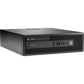 HP EliteDesk G1 Desktop Computer Intel Core i5 Processor 8GB 500GB Windows 10 Pro with DUAL 20" Monitor's Keyboard and Mouse - Refurbished 