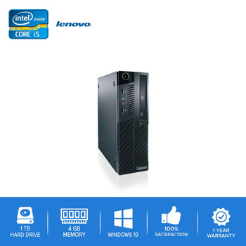 Lenovo-ThinkCentre M90 M91 Desktop Computer PC – Intel Core i5- 4GB Memory – 1TB Hard Drive - Windows 10 