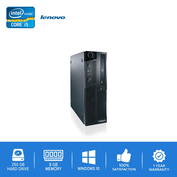 Lenovo-ThinkCentre M90 M91 Desktop Computer PC – Intel Core i5- 8GB Memory – 250GB Hard Drive - Windows 10 