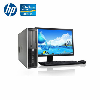 HP-Elite Desktop 8300 Computer PC – Intel Core i5 - 8GB Memory – 250GB Hard Drive - Windows 10 with 22” LCD