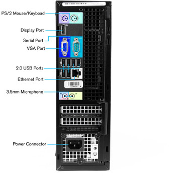 Dell Optiplex 790 SFF Desktop PC with Intel Core i5 Processor, 4GB Memory, 1TB Hard Drive and Windows 10 ProMonitor Not Included