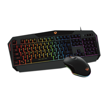 Take your gaming aesthetic to a new level with the MeeTion C510 Rainbow Mouse and Keyboard Set. Both of these peripherals have backlights that change color while in use, staying true to its name of Rainbow. In addition to being gorgeous and comfortable to use, this combo set is made with gamers in mind, giving you that little bit extra when you come up against a tough opponent