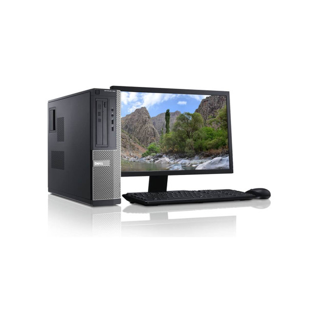 Refurbished Dell PC 7010 Desktop CORE i5 4GB 1TB HD Windows 10 w/ 22" LCD