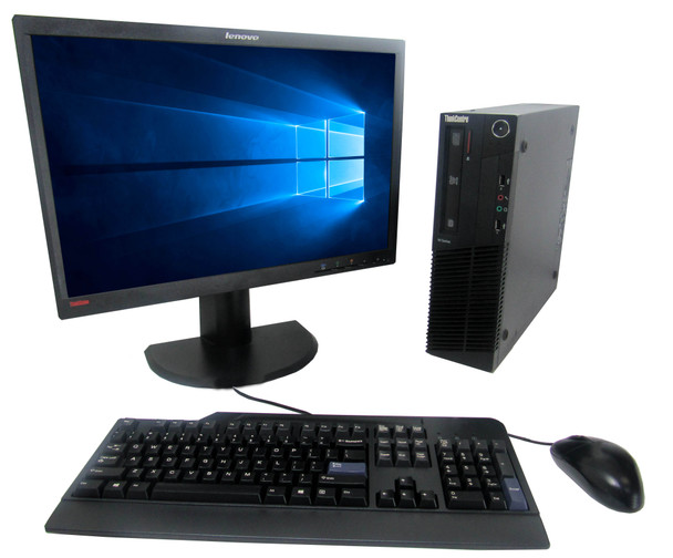 Lenovo Full Desktop Setup - Intel Core i5 8GB RAM 1TB HDD - 22” Monitor