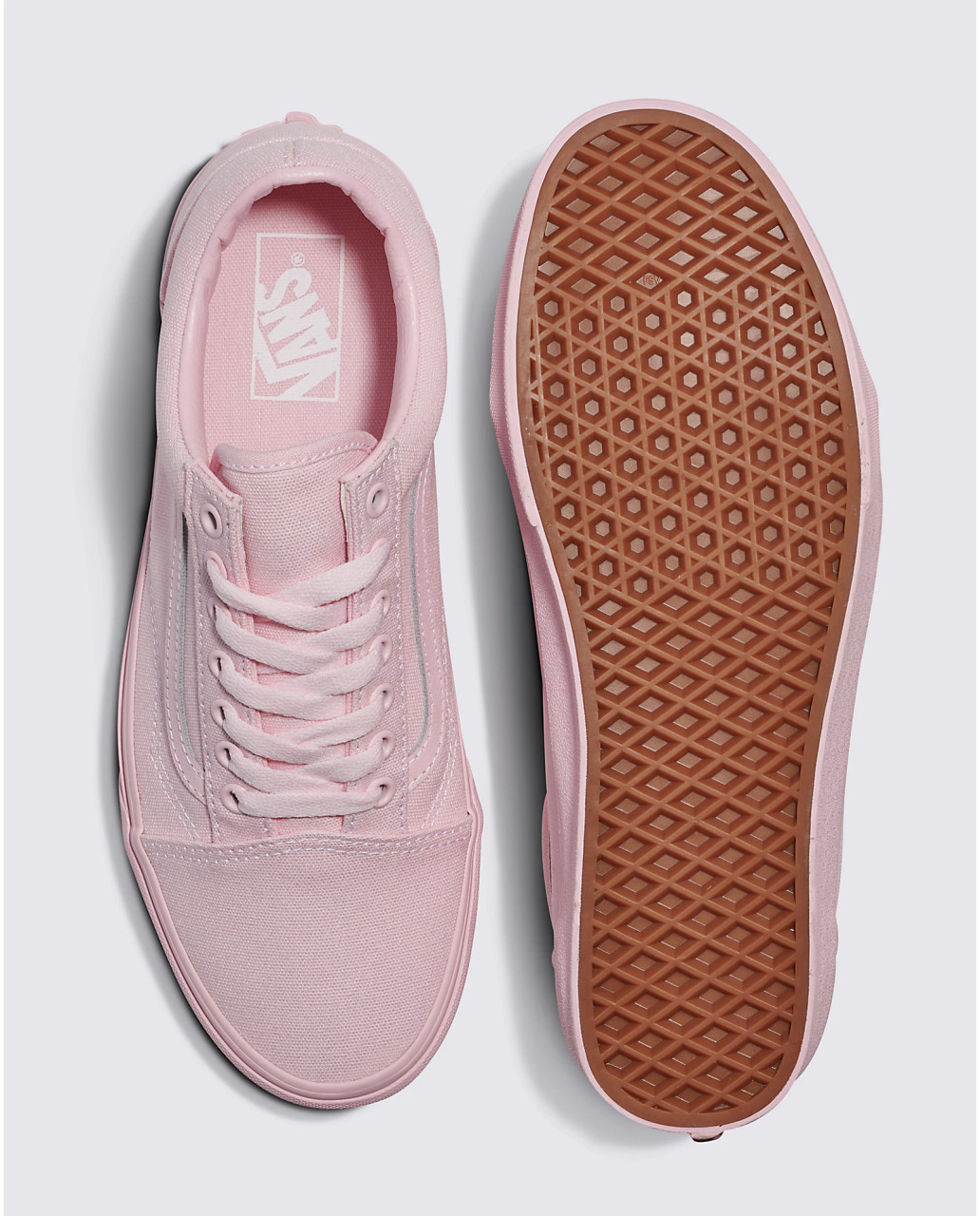 SALE!!!) Vans Old Skool Pastel Mono Shoe - Pink - BUNKER SALE!!!) Vans Old Skool Pastel Mono Shoe - Pink - BUNKER