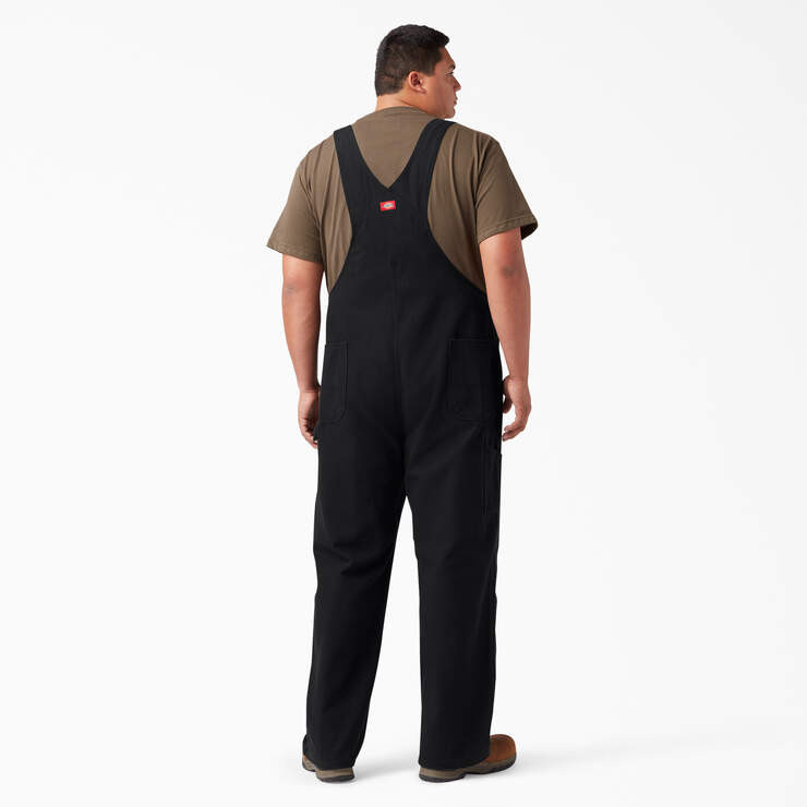 Dickies Classic Bib Overalls - Rinsed Black - BUNKER