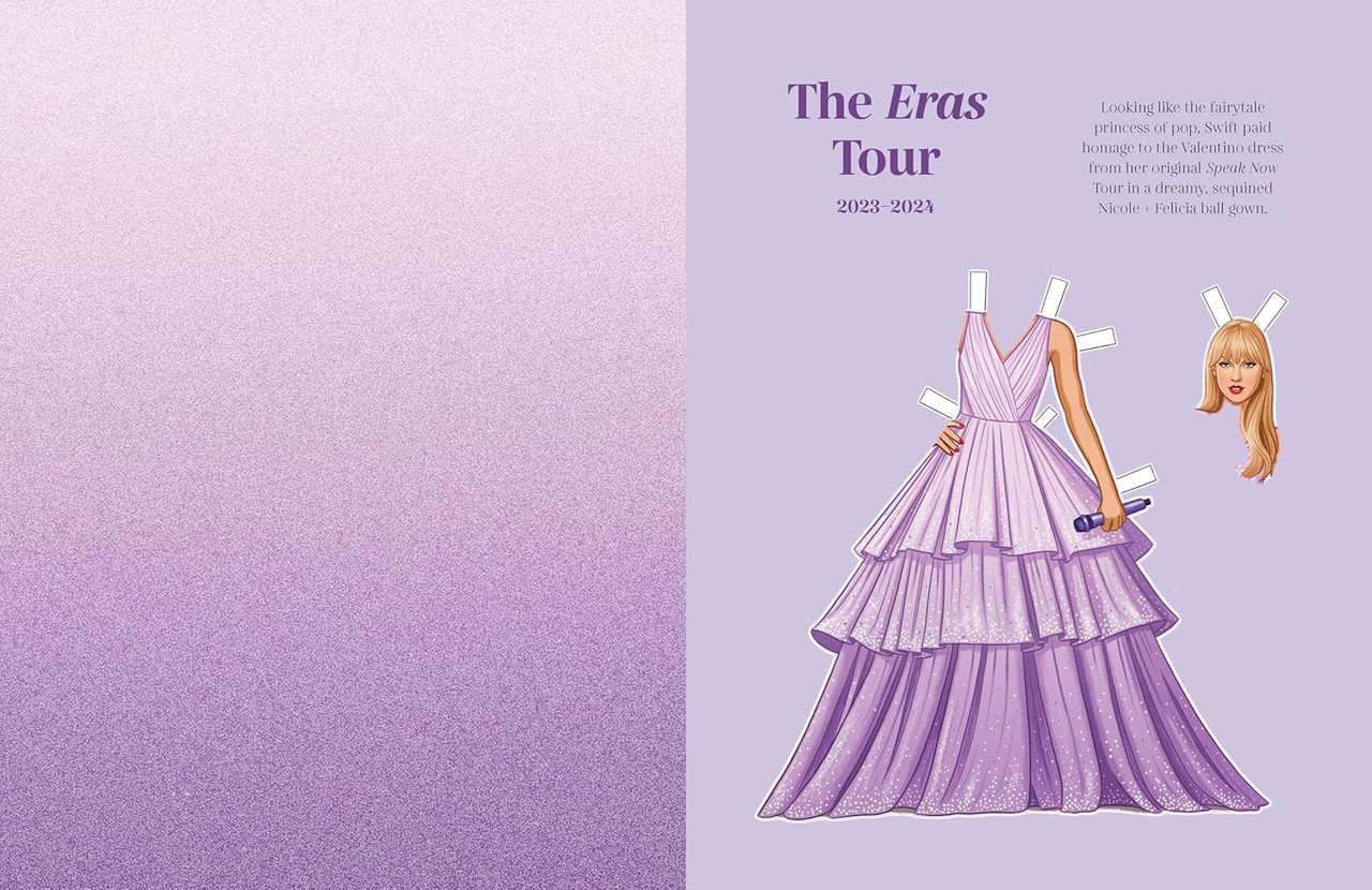 Dress Up Taylor: A Taylor Swift Paper Doll Book Featuring Her Iconic Eras [Book]