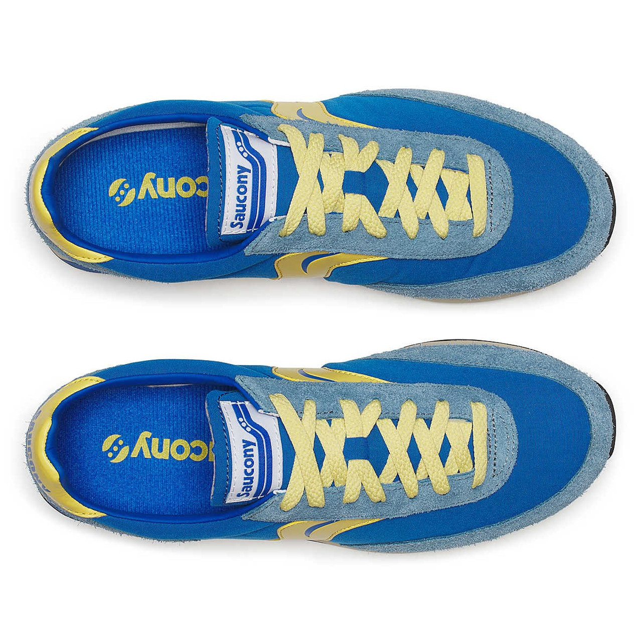 Saucony Trainer 80 Shoe - Blue / Mustard - BUNKER