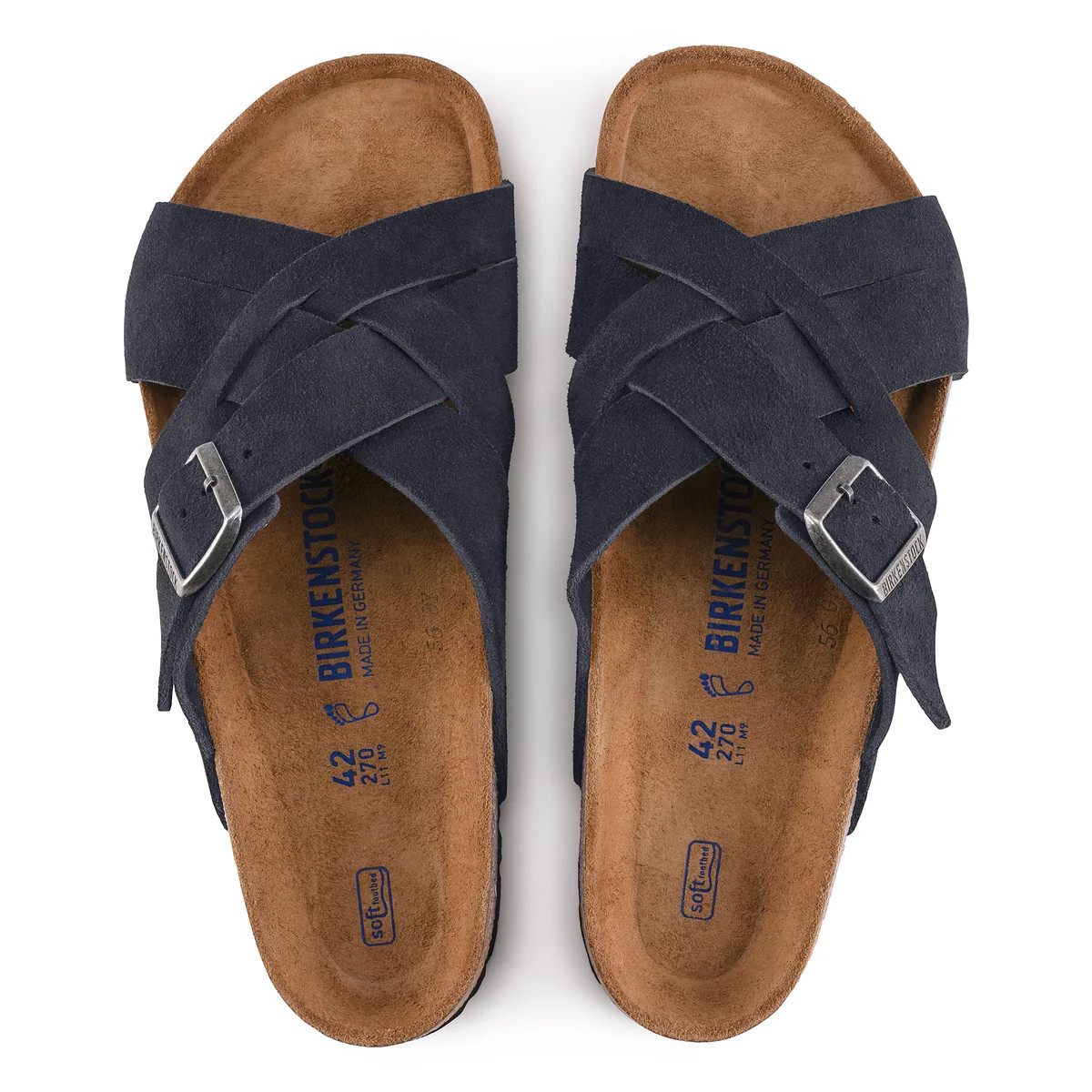 Birkenstock Lugano Soft Footbed Sandal - Midnight - BUNKER