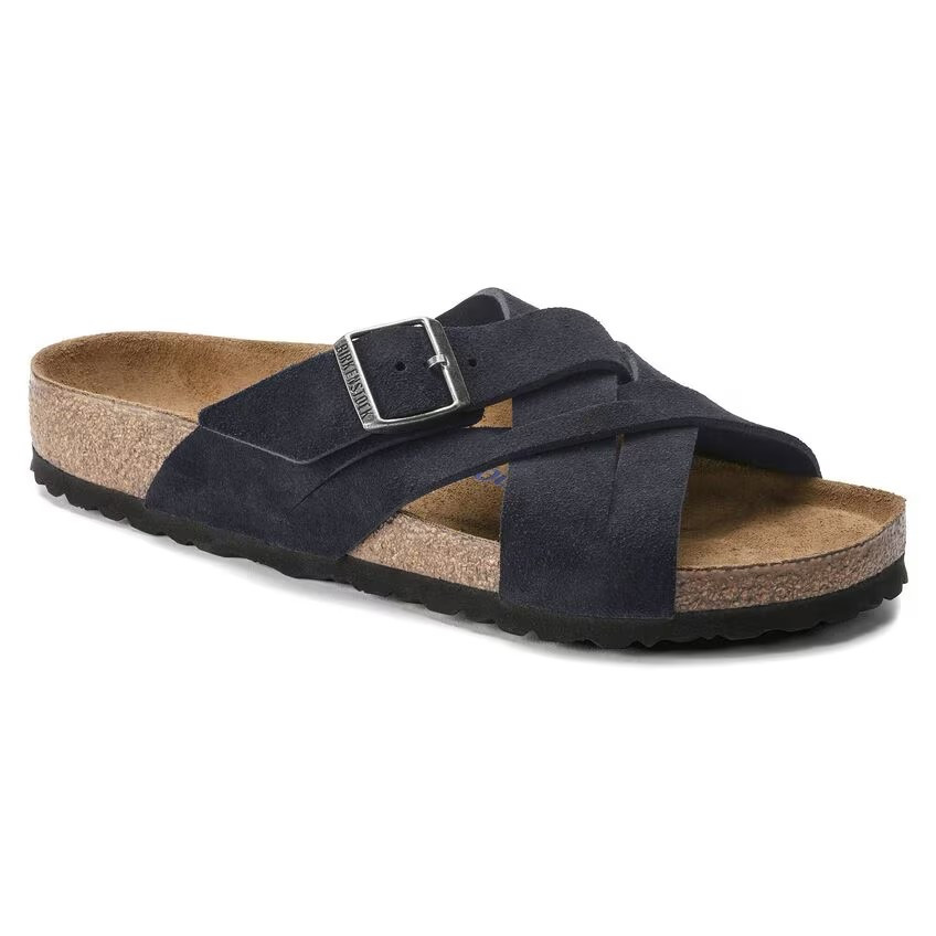 Birkenstock Lugano Soft Footbed Sandal - Midnight - BUNKER