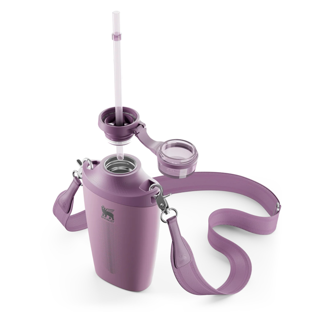 STANLEY CROSS BOTTLE 23OZ 680mL パープル Stanley The Stanley Cross Bottle 23 OZ - Lilac - BUNKER