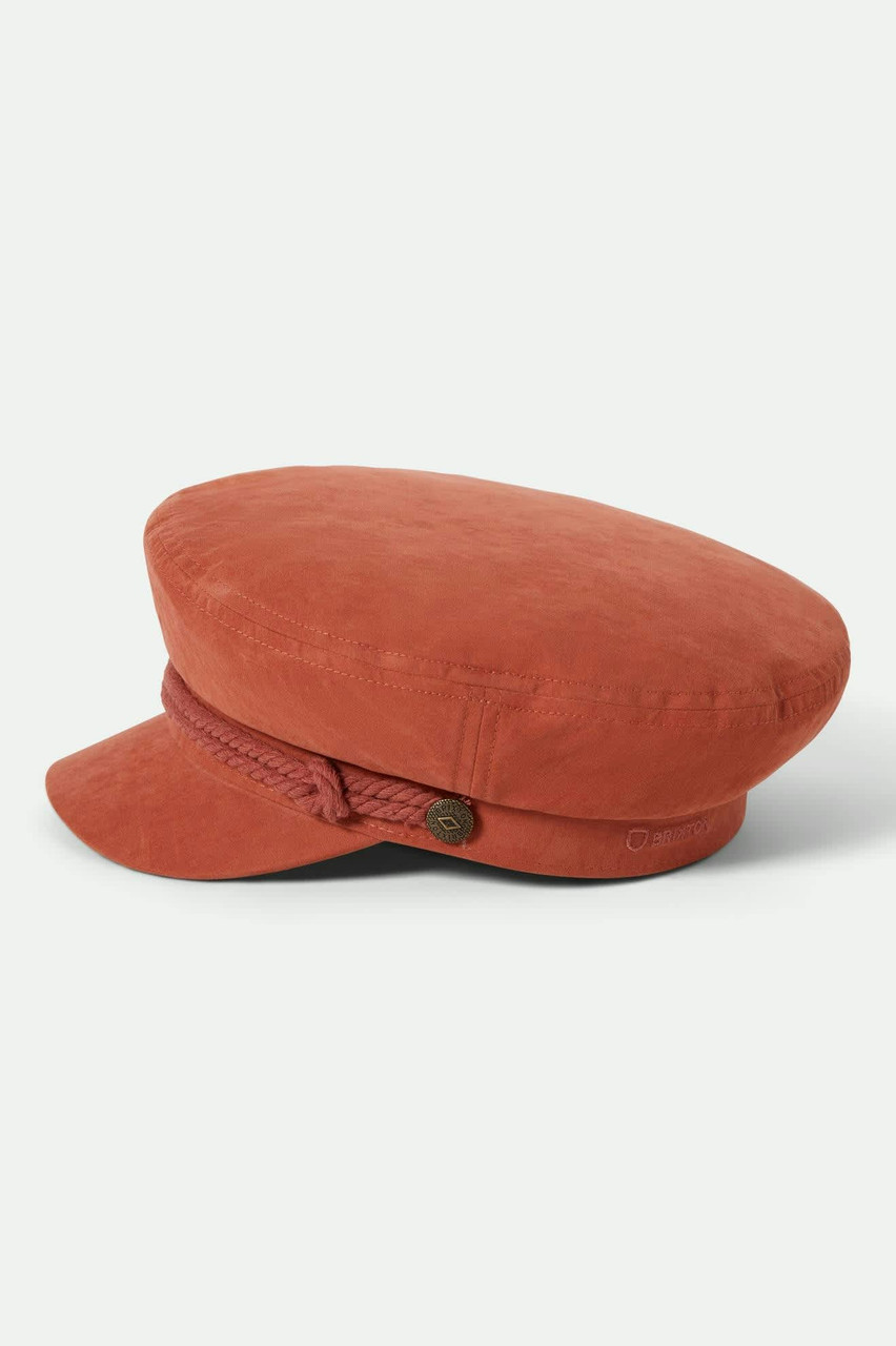 Brixton Fiddler Cap - Terracota Brushed Satin - BUNKER