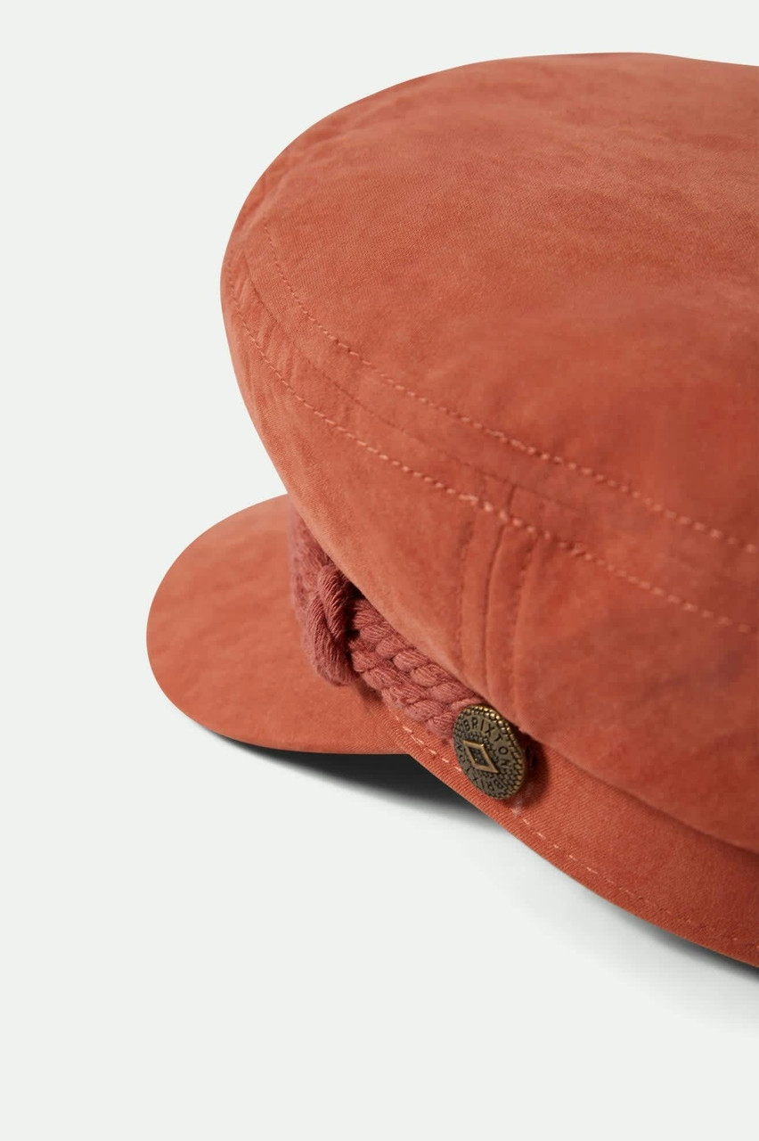 Brixton Fiddler Cap - Terracota Brushed Satin - BUNKER