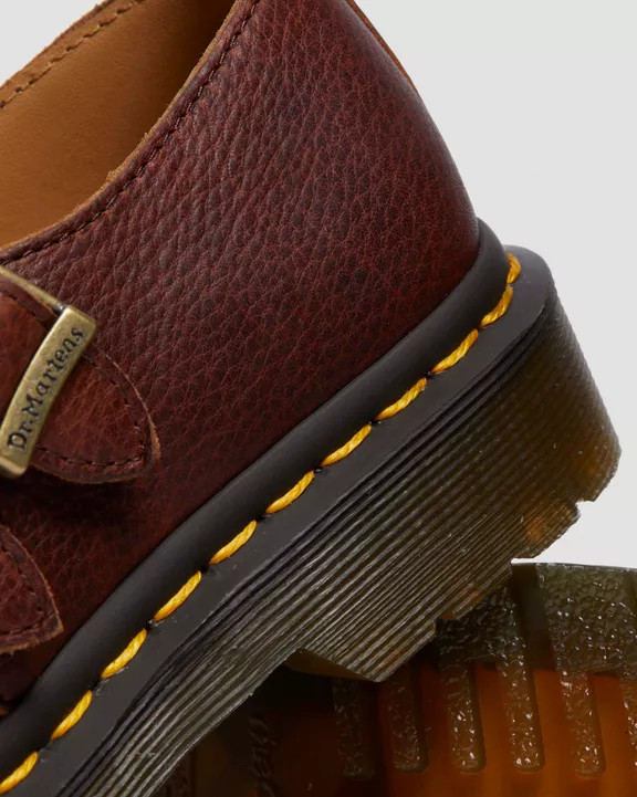 Doc Martens 8065 Ambassador Leather Mary Jane Shoe Cashew BUNKER