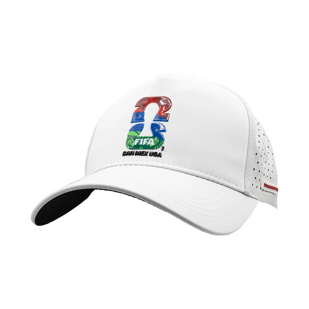 FIFA World Cup 26 North America Emblem Premium Hat - White - BUNKER