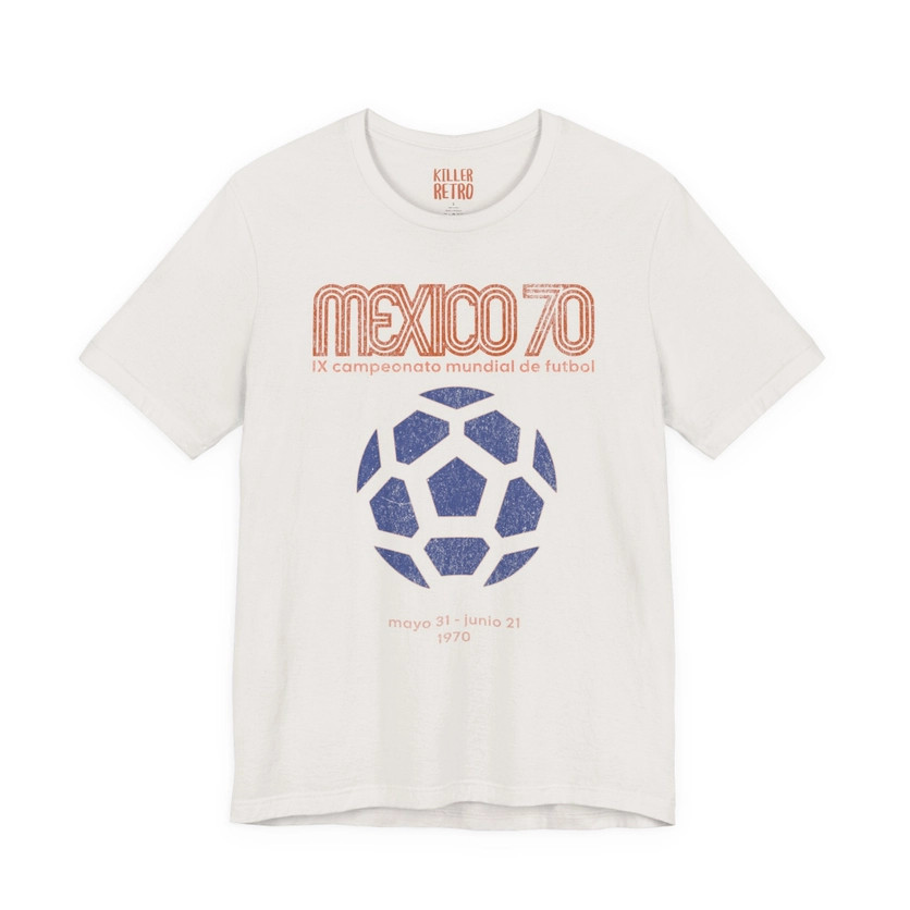 Killer Retro Vintage Mexico 70 World Cup Soccer Tee - Vintage
