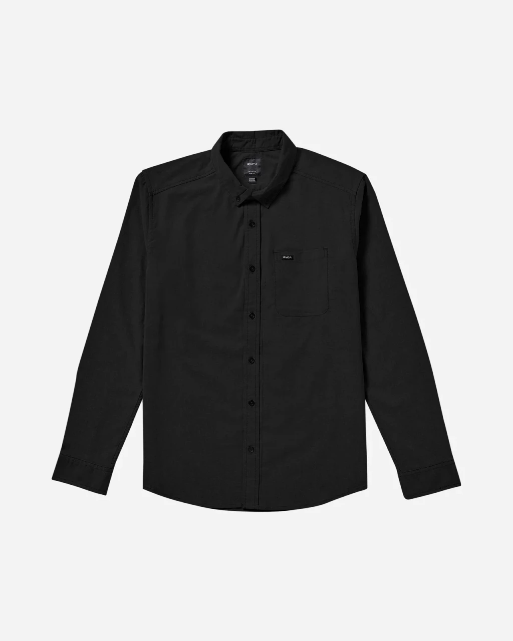 rvca dress shirts DAILY SHORT SLEEVE SHIRT back weekends and office wear RVCA Men's Slim Fit Long