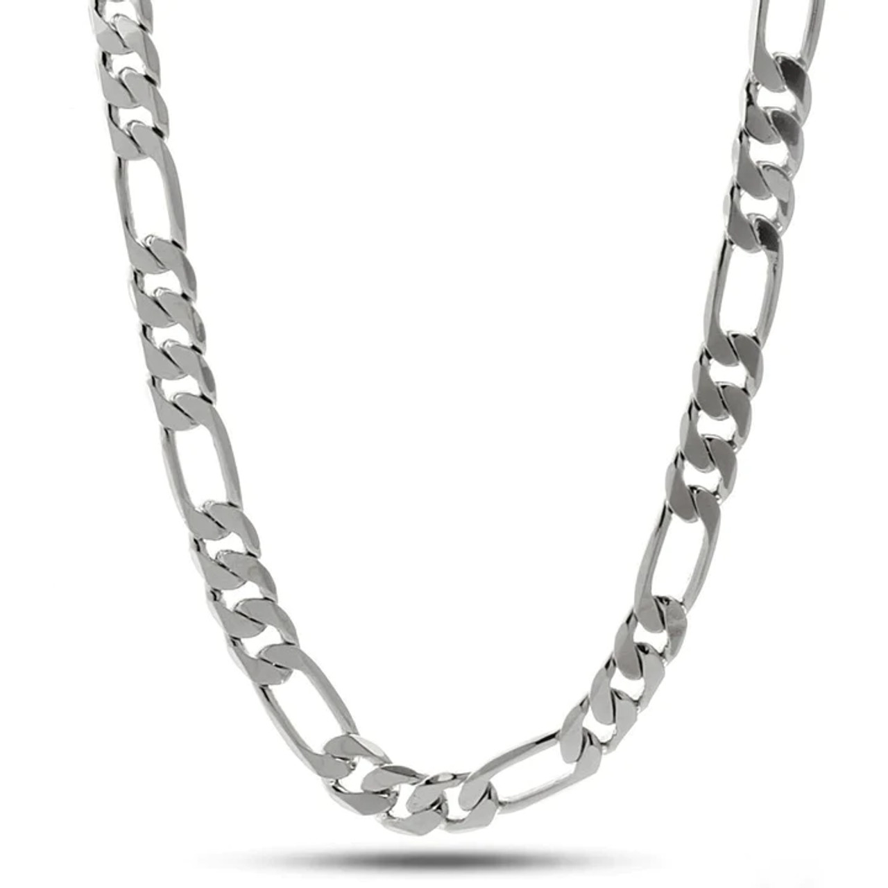 King Ice 10mm Italian Figaro Chain - 24