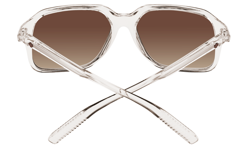 Spy Hot Spot Sunglasses - Warm Crystal/Dark Brown Fade - BUNKER