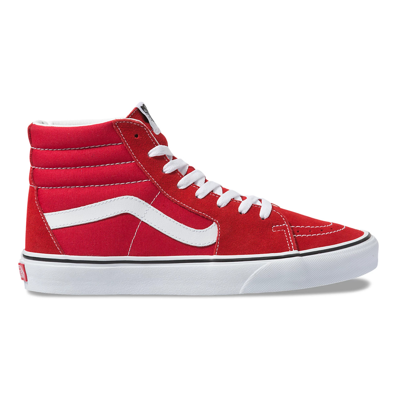 Vans Sk8-Hi Shoes - Racing Red/True White - BUNKER Vans Sk8-Hi Shoes - Racing Red/True White - BUNKER