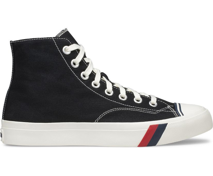 SALE!!!) Pro Keds Royal Hi Shoe - Black - BUNKER