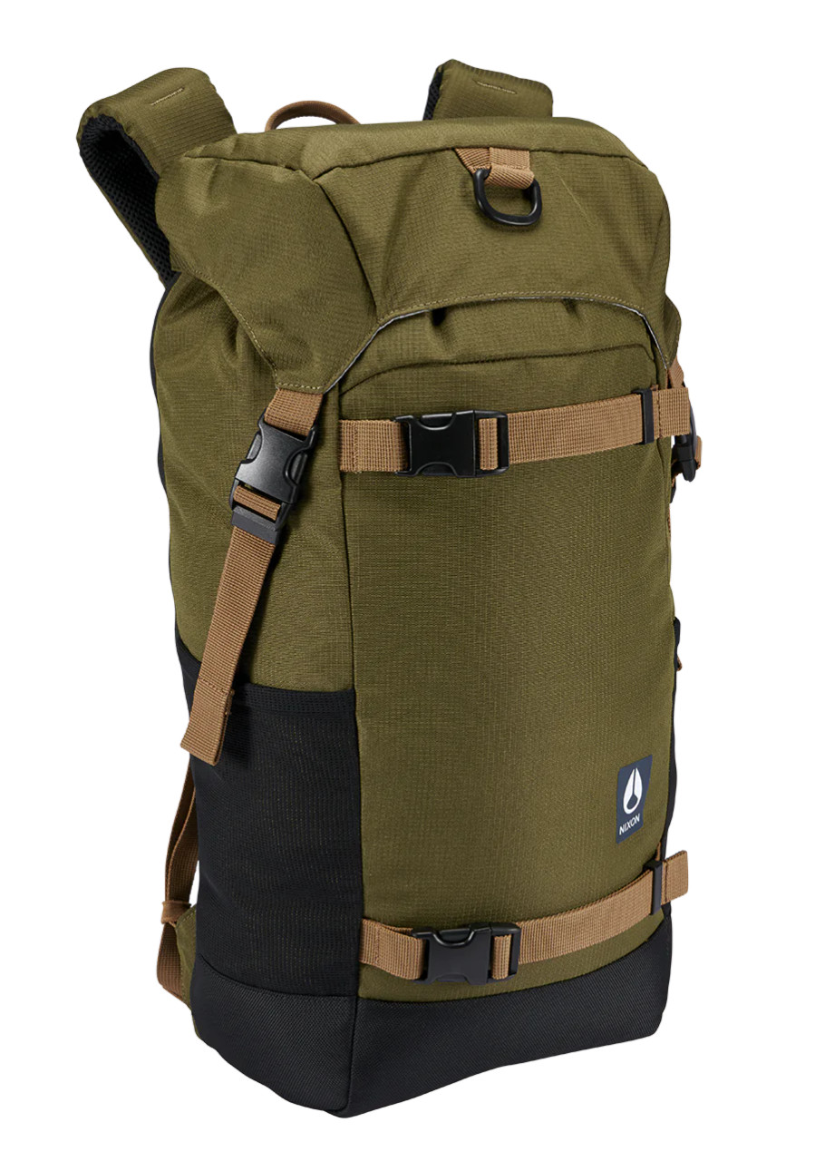 Nixon Landlock 4 Backpack - Dark Olive - BUNKER
