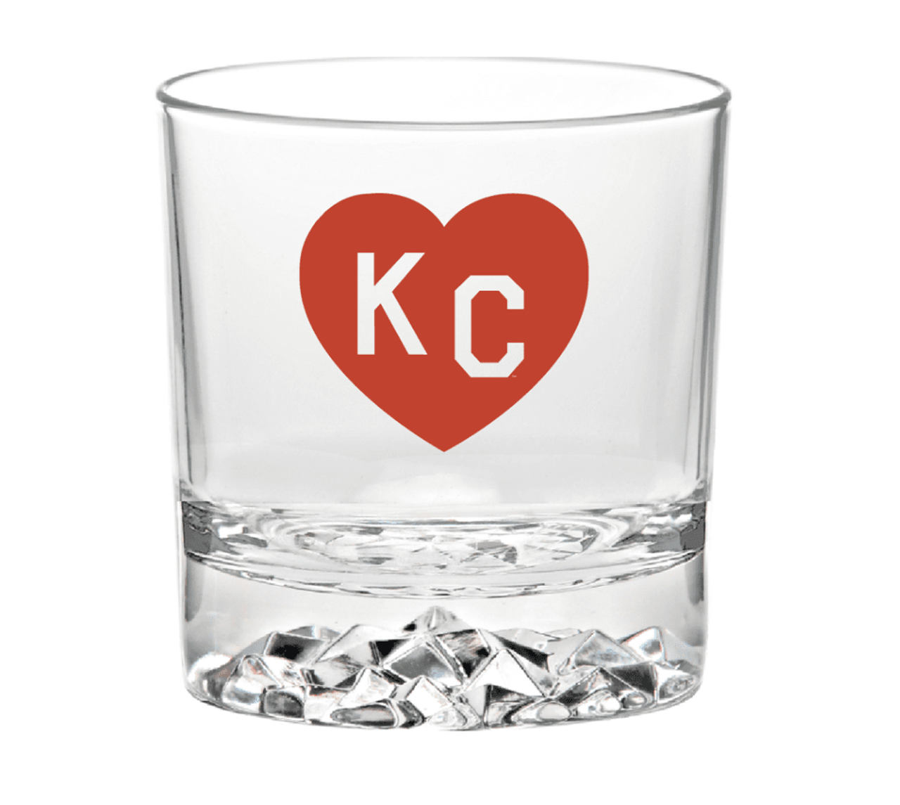 Charlie Hustle KC Heart Can Glass - Red - BUNKER