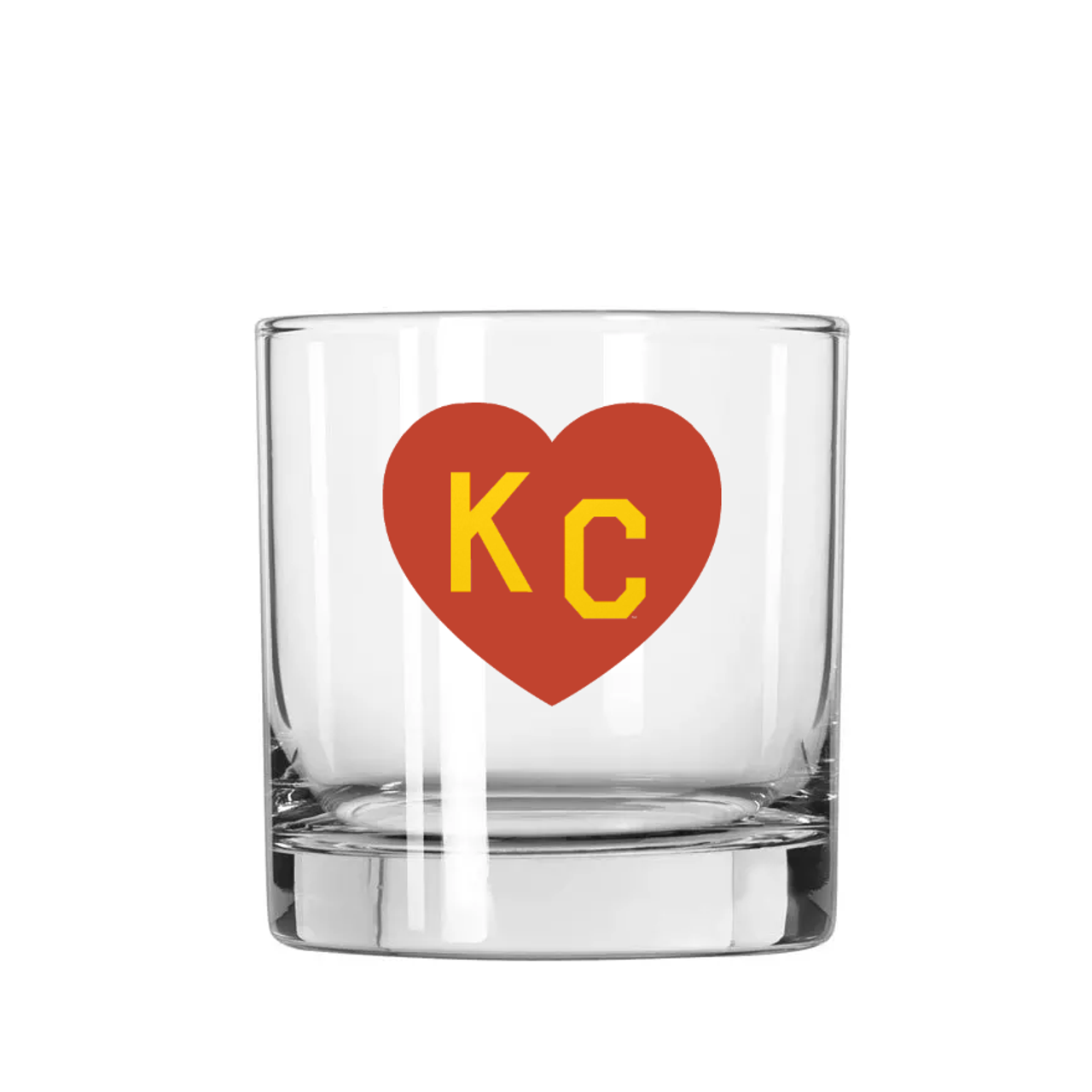 Charlie Hustle KC Heart Can Glass - Red - BUNKER