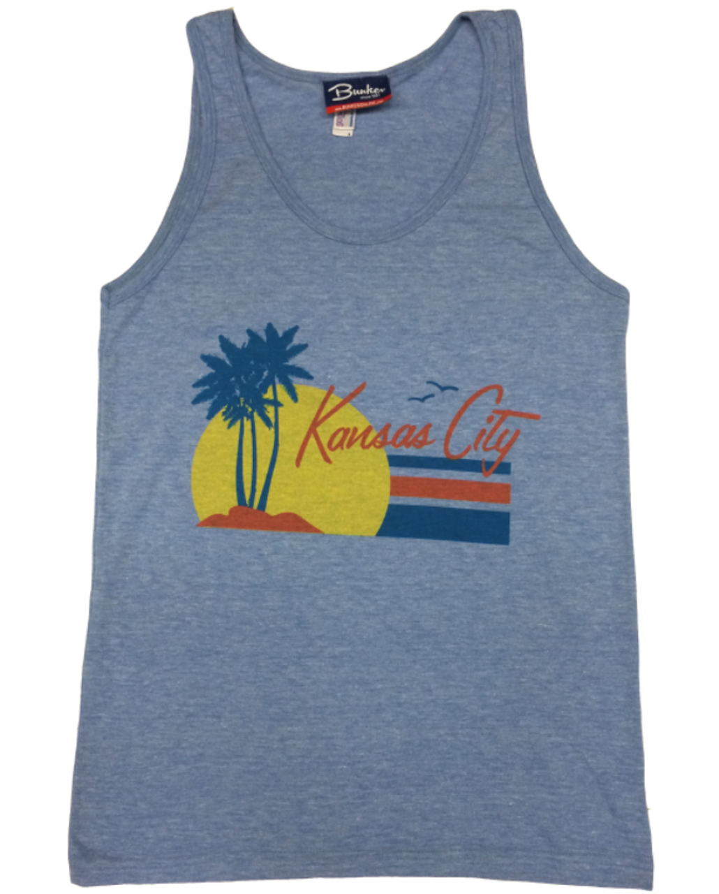 Charlie Hustle KC Heart Tank - Grey - BUNKER