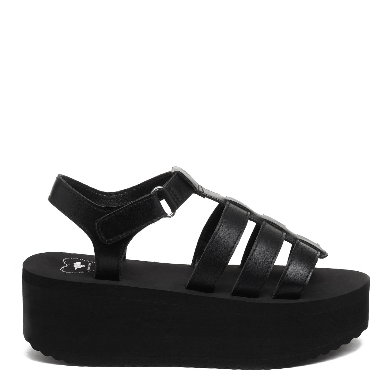 J P ORIGINAL Mirabel-01 Jelly Sandals JPM MIRABEL-01/BLACK - PLNDR