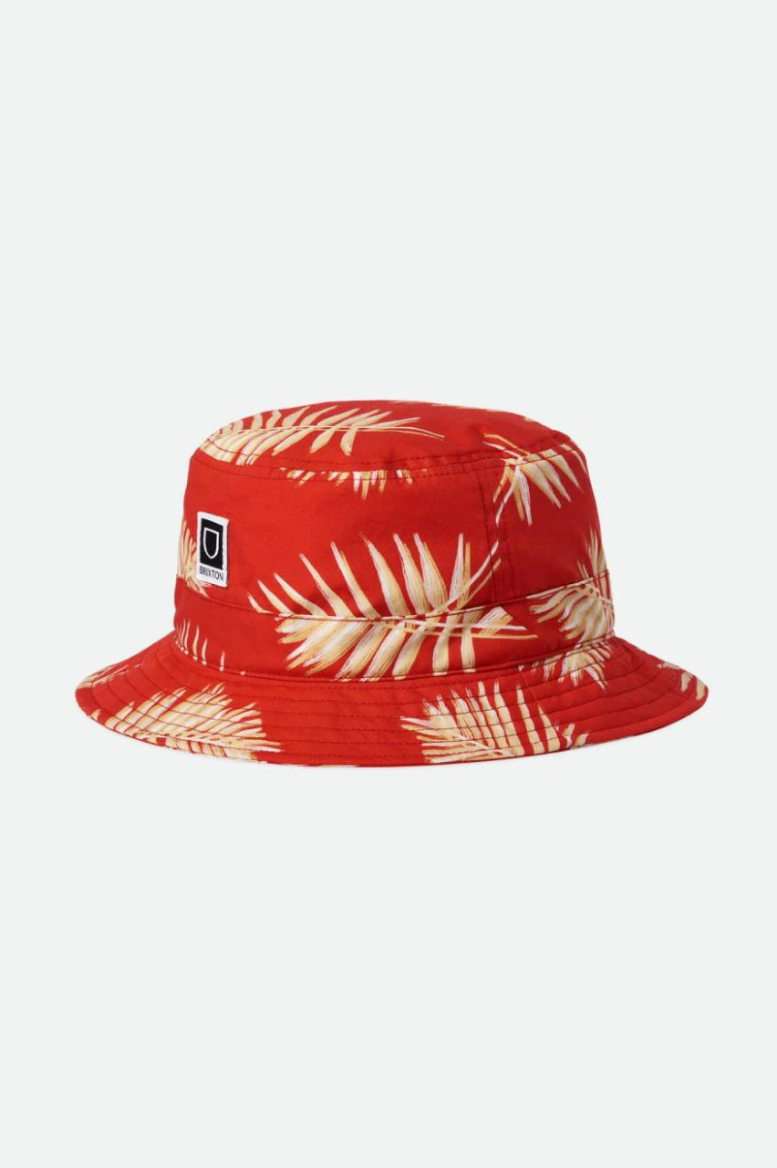 Brixton Beta Packable Bucket Hat - Aloha Red - BUNKER