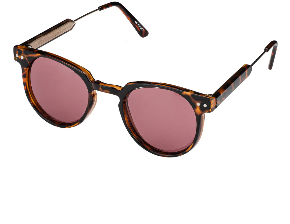 Spitfire Teddy Boy Sunglasses - Tortoise Shell / Blush - BUNKER display picture 2