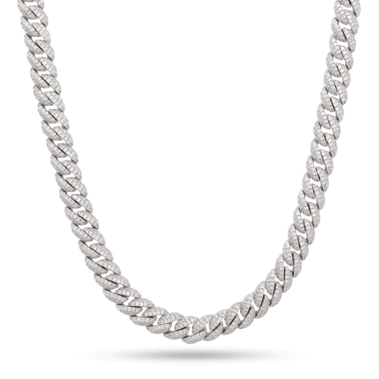 King Ice 10mm Iced Miami Cuban Link Chain - 24