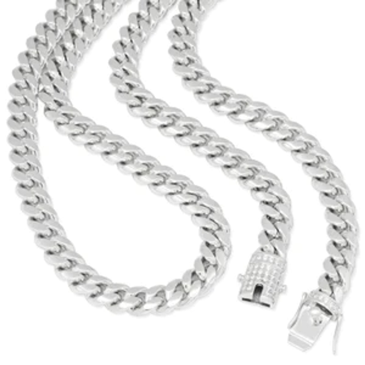 King Ice 10mm Miami Cuban Chain - 24