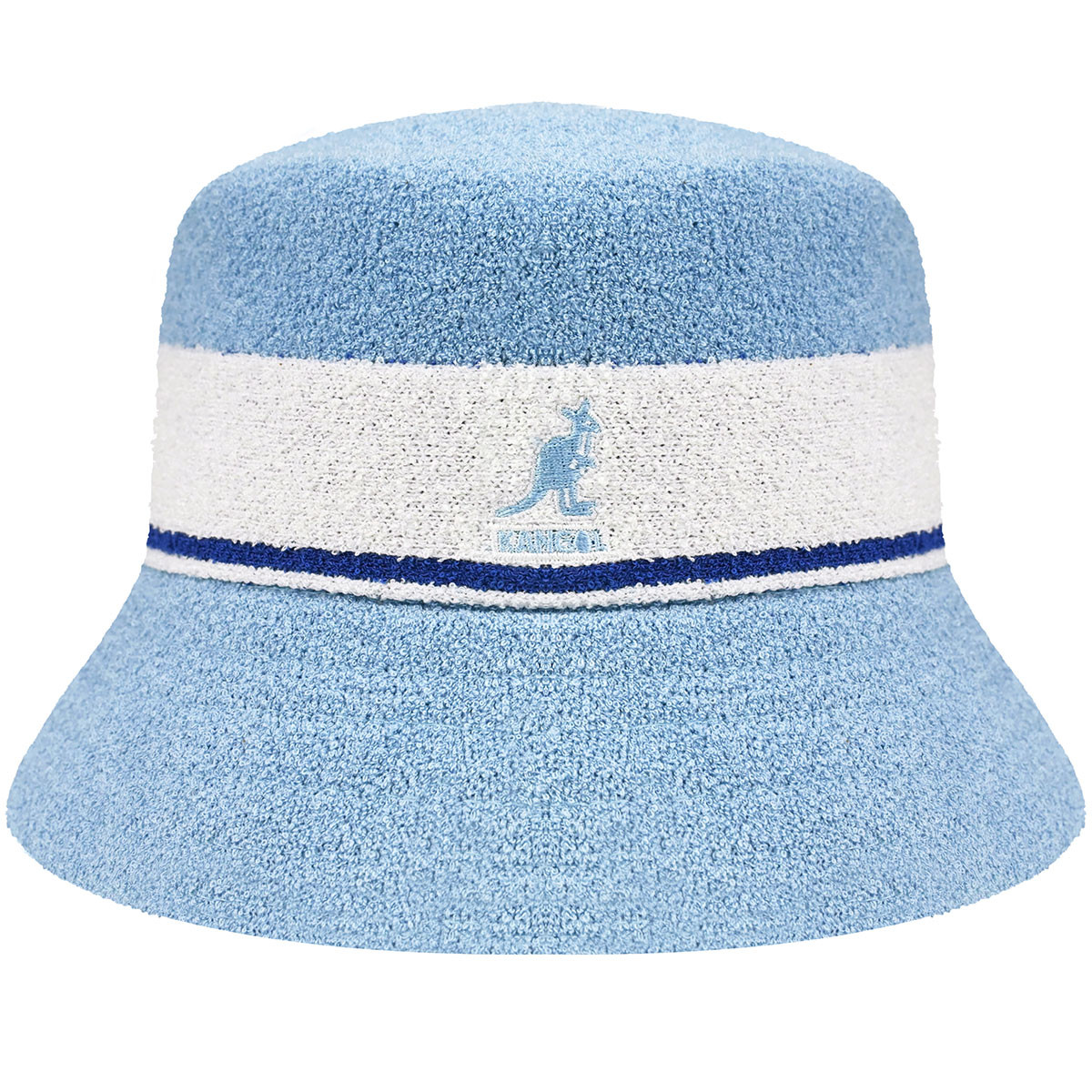 Kangol Bermuda Stripe Blue and White Bucket Hat Bermuda Stripe Bucket Hat by Kangol --> Shop Hats, Beanies  main image 4