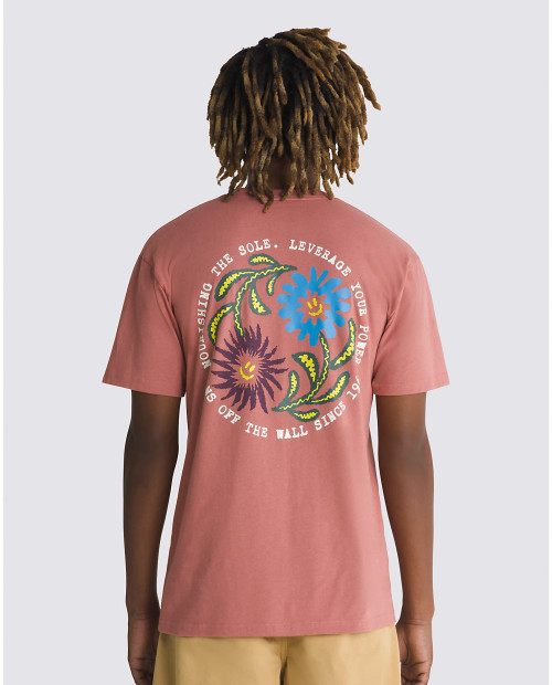 Vans Dual Bloom SS Tee Shirt - Withered Rose