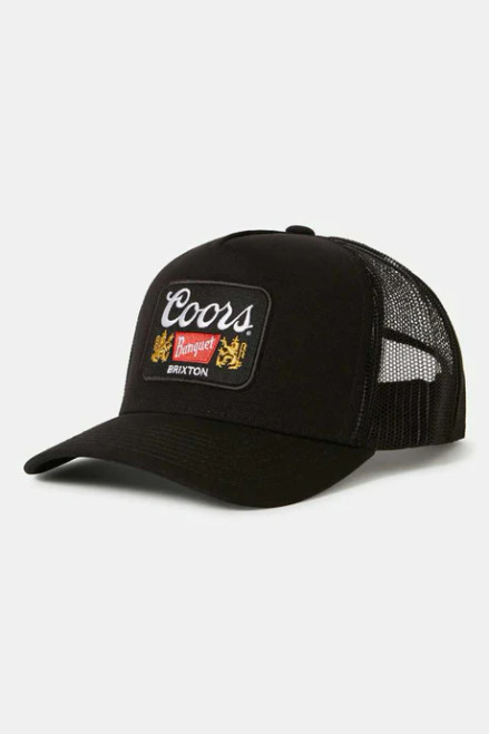 Brixton X Coors Start Your Legacy Griffin Trucker Hat - Black