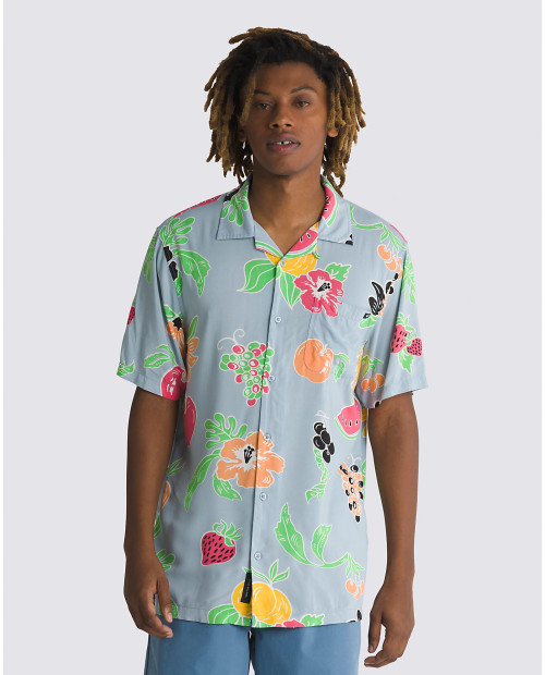 Vans Fruit Calmosa Buttondown Shirt - Dusty Blue