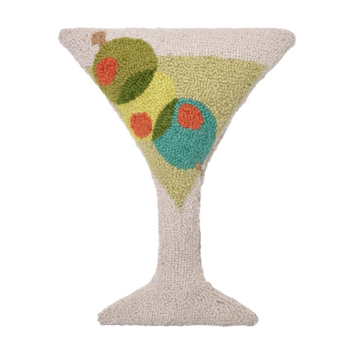 Peking Handicraft Martini Glass Shaped Hook Pillow