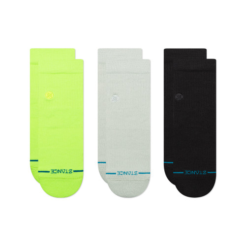 Stance Icon Quarter 3-Pack Socks - Multi