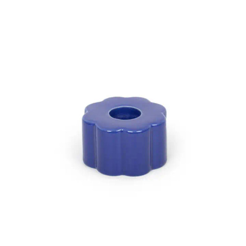 Blue Flower Candle Holder